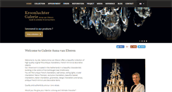 Desktop Screenshot of kroonluchtergalerie.com